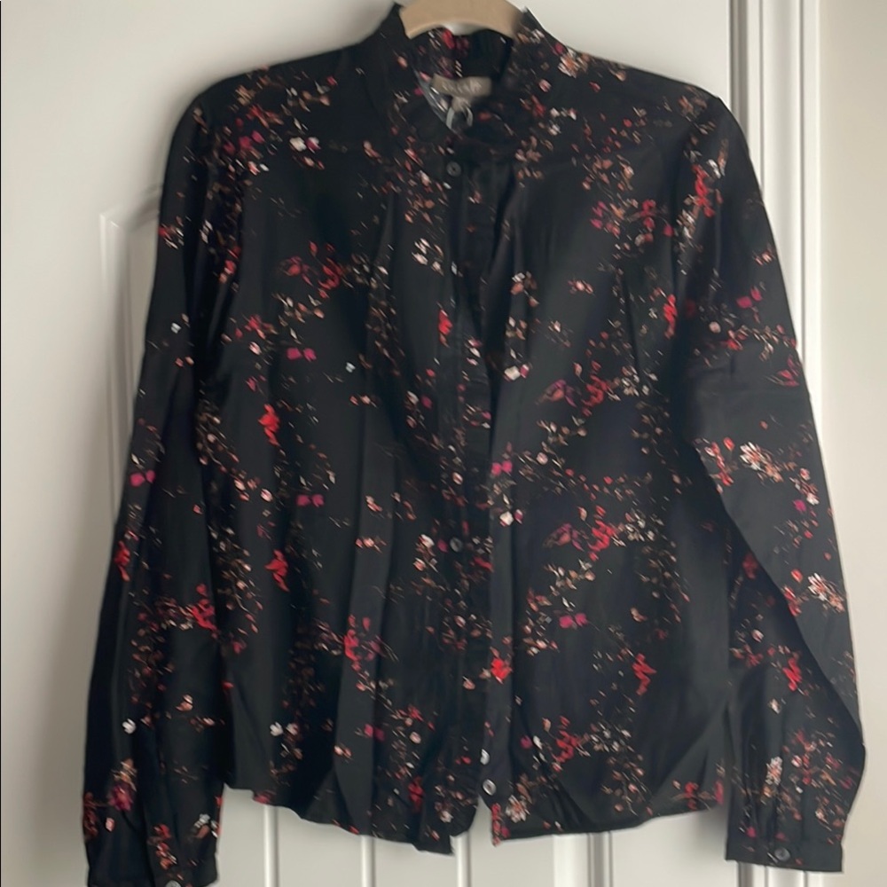 NWT Lilla P Button Up Blouse